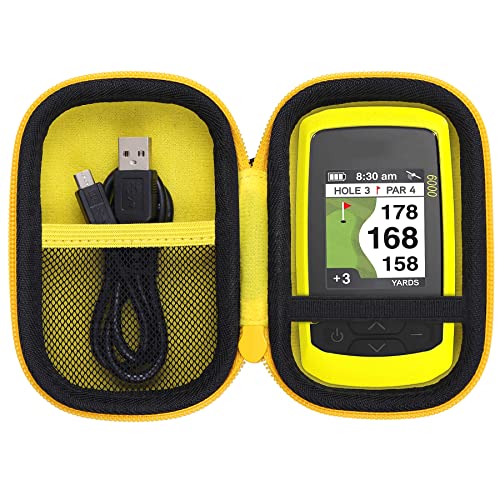 Aenllosi Hard Carrying Case Compatible with Izzo Swami 6000 Golf GPS (Yellow)