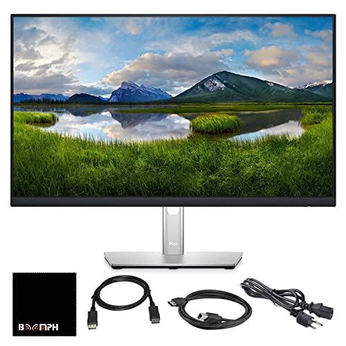 Dell P2422H 24' 16:9 IPS Computer Monitor Screen with Display Port Cable and USB 3.0 Upstream Cable - New Model