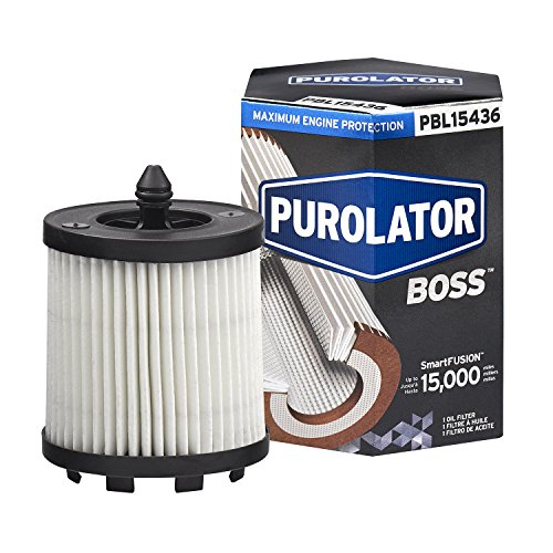Purolator PBL15436 PurolatorBOSS Maximum Engine Protection Cartridge Oil Filter, Black, single filter