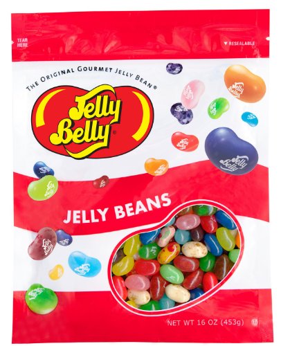 Jelly Belly Kids Mix 20 Flavors Assorted Jelly Beans - 1 Pound (16 Ounces) Resealable Bag - Genuine, Official, Straight from the Source