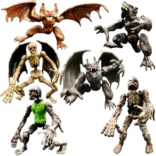 Marysay Destroyer Series Action Figures with Movable and Detachable Joints 6 Pack Destoyer Toys Playset for Toddlers Age 6 7 8 9 yr Old Boys Girls Kids Children