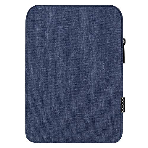 MoKo 7-8 Inch Tablet Sleeve Bag, Polyester Pouch Cover Case Fits iPad Mini (6th Gen) 8.3' 2021, iPad Mini 5/4/3/2/1, Galaxy Tab S2 8.0, Tab A 8.0, ZenPad Z8s 7.9 - Navy Blue