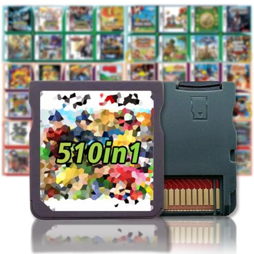 Looyat 510 in 1 Game Card, Super Combo Game Cartridge Suitable for Various Types of Game Consoles