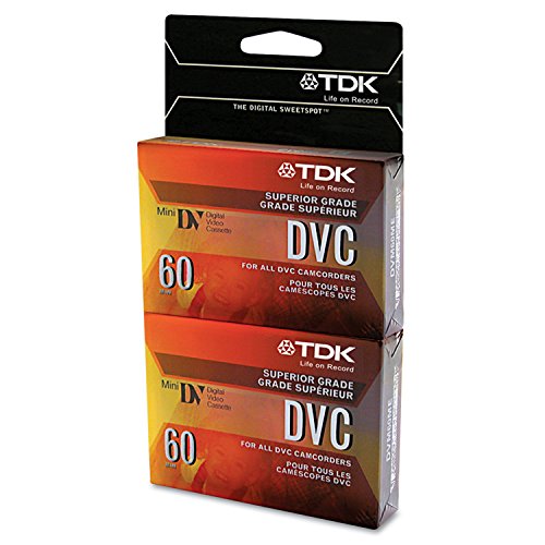 60-Minute Mini DVC Tapes (2 Pack)