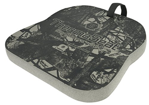 THERM-A-SEAT Traditional Series Insulated Hunting Seat Cushion, Grey, 1.5' Thick
