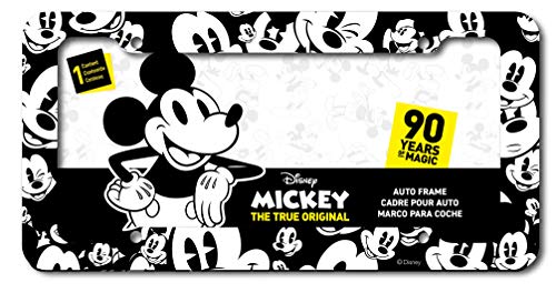 CHROMA 42563 Disney Mickey Mouse Emoji Heads Plastic Frame, 1 Pack, BLACK AND WHITE