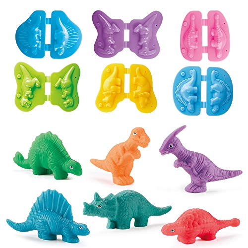 Color Dough Toys Dinosaur World Dough Set Creations Tools for Kid 2-4-8 Years with Animals