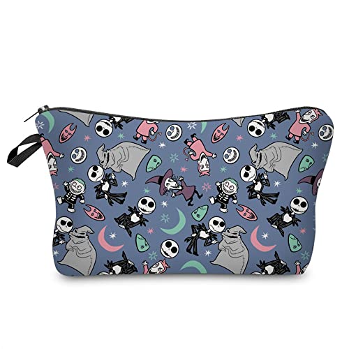 MRSP Cosmetic Bag Makeup bags for women,Small makeup pouch Travel bags for toiletries waterproof (The Nightmare Before Christmas)