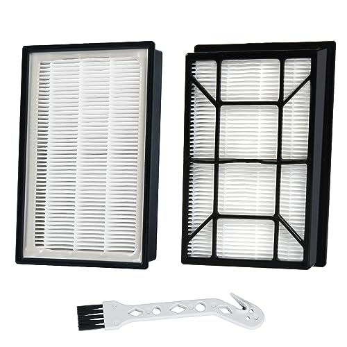 2 Pack EF-9 53296 HEPA Filter for Kenmore 22614, 31140, BU1005, BU1017 and Kenmore Elite 21814, 31150, 81714, BU1018 Upright and Canister Vacuum Cleaner, EF9 HEPA Vaccum Filter + 1 Clean Brush