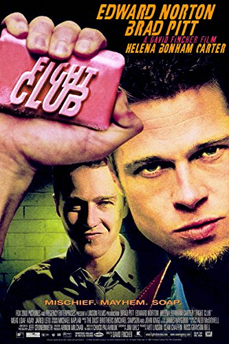 JIONK Fight Club Movie Poster Print 24X36 Inch (Style 2)