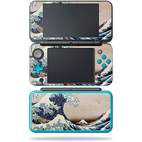 MightySkins Skin Compatible with Nintendo New 2DS XL - Great Wave of Kanagawa | Protective, Durable, and Unique Vinyl Decal wrap Cover | Easy to Apply, Remove, and Change Styles | Made in The USA