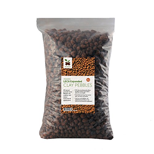 2 lbs xGarden LECA Expanded Clay Pebbles - Horticultural Grade for Soil Hydroponics Aquaponics