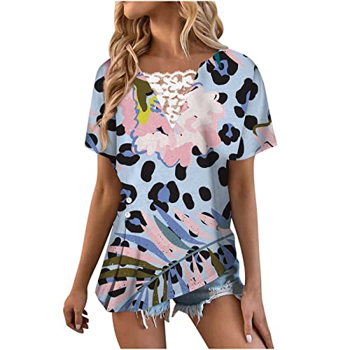 Womens Summer Tops Dressy Casual 2024 Spring White Blouse for Women Dressy Fitted Work Out Shirts Gym Loose Plus Size White Tees Slim Fit Womens Summer Shirts with Sleeves