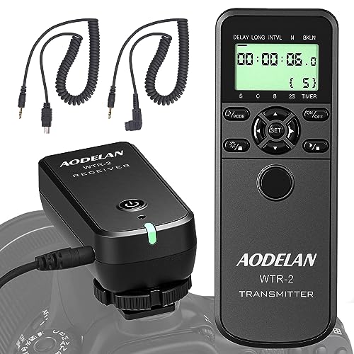 AODELAN Wireless Shutter Camera Remote Control Timer Intervalometer with for Sony a7 III, a7 II, a7, a7R III, a9, a6000, a6300, a5100