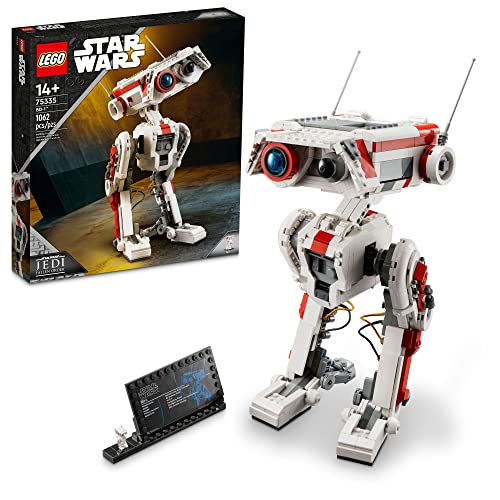 LEGO Star Wars BD-1 75335 Posable Droid Figure Model Building Kit, Room Decoration, Memorabilia Gift Idea for Teenagers from The Jedi: Survivor Video Game