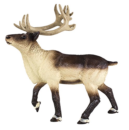 Safari Ltd. Reindeer Figurine - Lifelike 3.75' Arctic Animal Figure - Educational Toy for Boys, Girls, and Kids Ages 3+