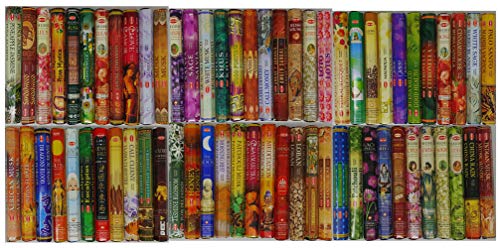 Hem Incense -12 box best variety pack 20 sticks each - 240 sticks - 240g - 45+min burn…