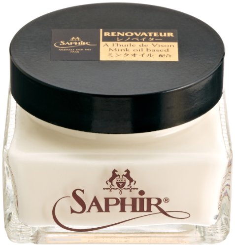 Saphir Medaille d'Or Renovator – All-Purpose Leather Shoe Cleaner & Conditioner - With Mink Oil