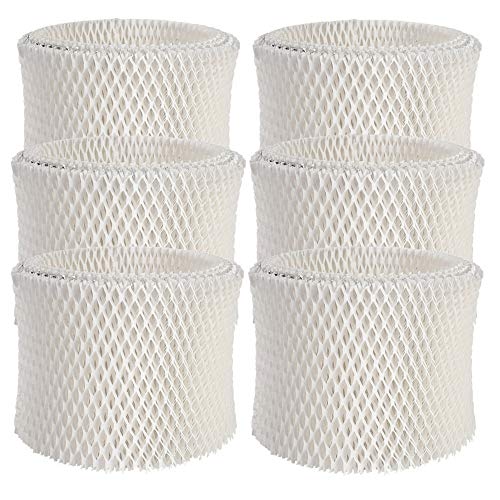 ITidyHome 6-Pack Humidifier Wicking Filters Replacement Compatible for Honeywell HAC-504, HAC-504AW, HCM-350, HCM-300T, HCM-600, HCM-710, HCM-315T Series Humidifiers