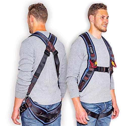 All Weather Sport Kiting Harness for Ground Handling, Kitesurfing Equipment, Kitesurfing Harness, Kite Surfing Kite Harness Power Kite Pilot Wings, Paraglider Wing (with Locking Wing Attachments)