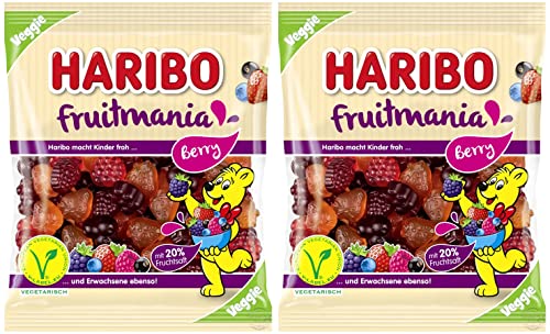 Haribo Fruitmania Berry Vegan Gummy Candy 2-Pack (2 x 160g)