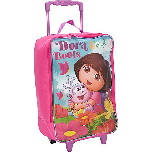 Global Design Concepts Kid's Dora The Explorer and Boots Pilot Case, Pink