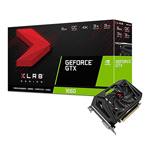PNY GeForce GTX 1660 6GB XLR8 Gaming Overclocked Edition Graphics Card