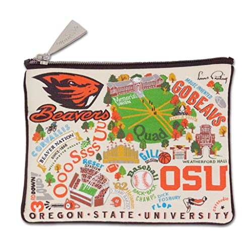 catstudio Oregon State University Collegiate Zipper Pouch Purse | Holds Your Phone, Coins, Pencils, Makeup, Dog Treats, & Tech Tools