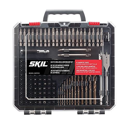 SKIL 120pc Drilling and Screw Driving Bit Set with Bit Grip - SMXS8501