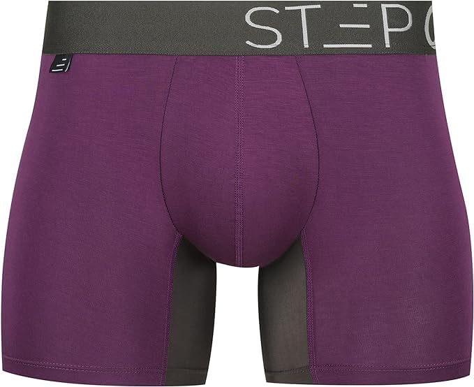 STEP ONE Mens Underwear Trunk Briefs - Underwear for Men, Moisture-Wicking, 3D Pouch + No Ride Up Trunk Briefs for Men, Mens Boxers Briefs - Trunk Briefs