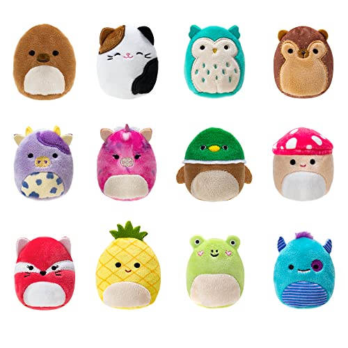 Squishville by Original Squishmallows All-Star Squad - 12 Fan Favorites, Including Hans, Cam, Malcolm, Avery, and More - Amazon Exclusive