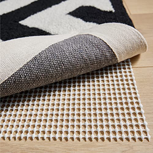 Gorilla Grip Extra Strong Rug Pad Gripper, Grips Keep Area Rugs Safe and in Place, Thick, Slip and Skid Resistant Pads for Hard Floors Under Carpet Mat Cushion and Hardwood Floor Protection 3x5 FT