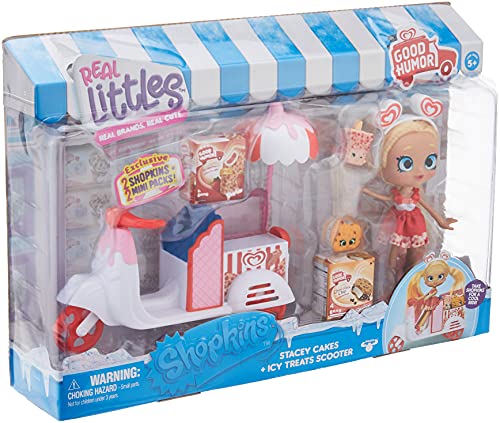 Shopkins Real Littles Stacey Cakes + ICY Treats Scooter