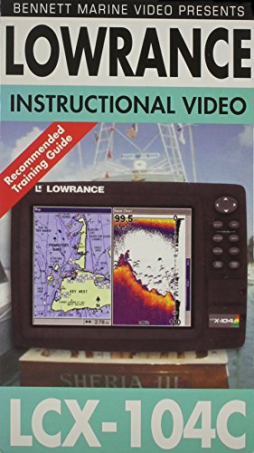 LOWRANCE LCX 104C Recommended Instructional Training Video [VHS]