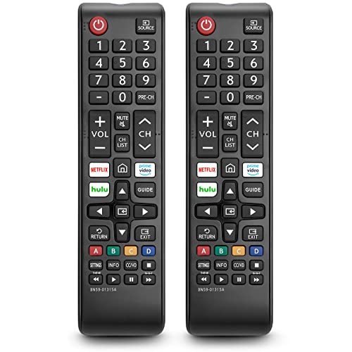 (Pack of 2) Universal Remote Control for All Samsung TV,for Samsung Smart TV Remote,4K UHD Ultra HD 3D LED LCD Smart TVs