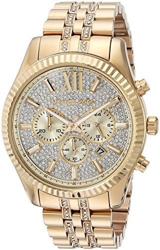 Michael Kors Men's MK8579 Analog Display Analog Quartz Gold Watch