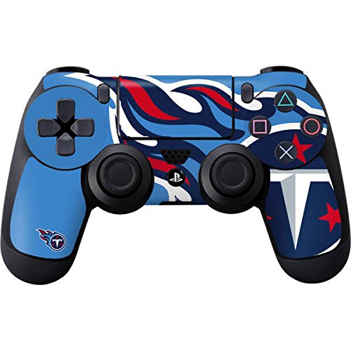 Skinit Decal Gaming skin compatible with PS4 Controller - Officially Licensed NFL Tennessee Titans Large Logo Design