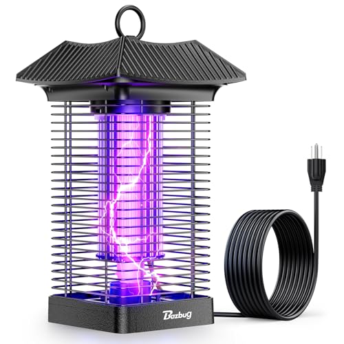 Buzbug LED Bug Zapper Indoor Outdoor, 10 Years Lifespan Lamp Sustainable Less Power, Durable Instant Electric Mosquito Insect Killer Fly Zapper, for Garden Backyard Patio Sport Fields Home -MO005B