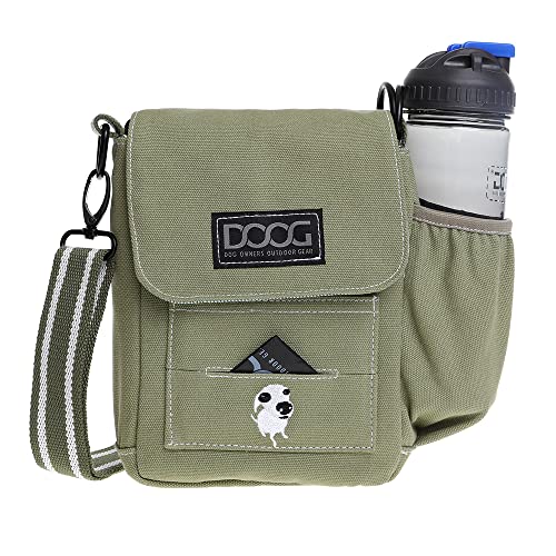 DOOG | Walkie Bag | Adjustable Shoulder Bag With Poo Bag Compartment | Green