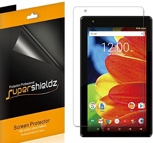 Supershieldz (3 Pack) Designed for RCA Voyager 7 inch Tablet 16GB Quad Core (RCT6873W42 KC, RCT6773W42BF, RCT6773W22BF) Screen Protector, High Definition Clear Shield (PET)
