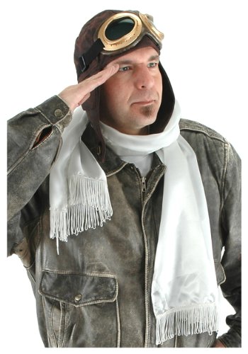 elope Aviator Costume Accessory Kit with Hat Goggles and Scarf Standard