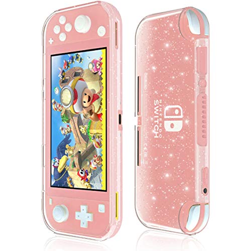 Moxiaomo Protective Case, Liquid Crystal Glitter Bling Soft TPU Cover with Shock-Absorption and Anti-Scratch Protective Case-for Nintendo Switch Lite 2019