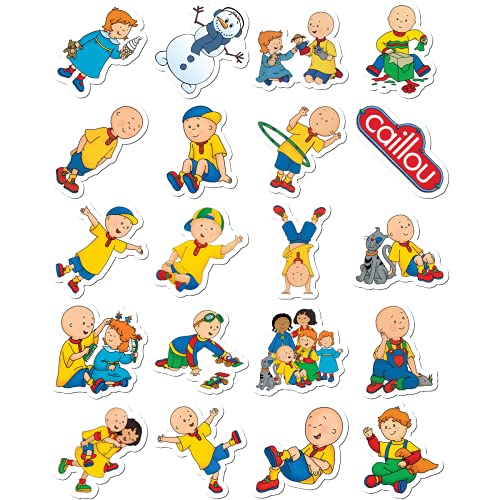 Sticker Vinyl Stickers Caillou Bike Bumper Decal Laptop Car Truck for Home Decor Water Botter Luggage Skateboard Guitar, White, 8.5inch x 11inch