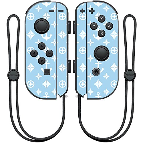 MightySkins Skin Compatible with Nintendo Joy-Con Controller wrap Cover Sticker Skins Baby Blue Designer