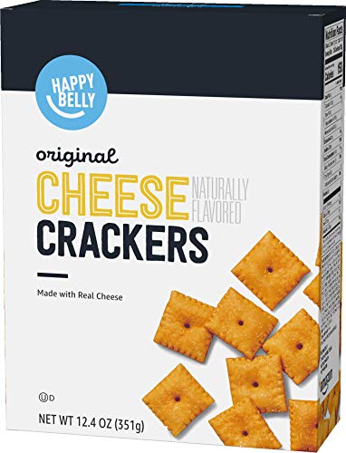 Amazon Brand - Happy Belly Original Cheese Crackers, 12.4 ounce (Pack of 1)