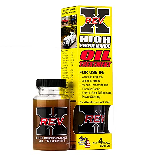 REV X High Performance Oil Additive - 4 fl. oz. (1 Pack)