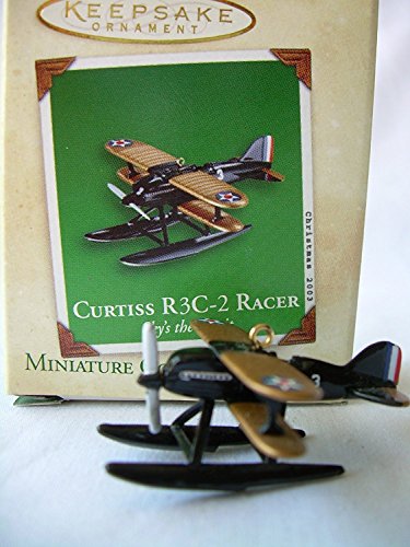 Sky's the Limit Miniature #3 Curtiss R3C-2 Racer Hallmark 2003 QXM4877