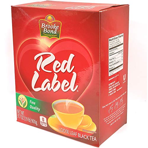 Brooke Bond Red Label Loose Leaf Black Tea, 31.7 Ounce(1.9 Pound) 900 Gram - Unilever