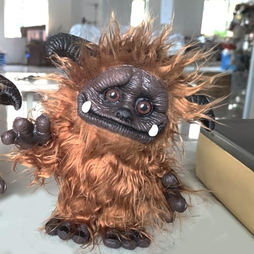 GAWYOEX Worm from Movie Labyrinth,Worm from Labyrinth,Handmade Worm from Labyrinth Stuffed Toy Gift,Gifts for Children (Shaggy Monster)