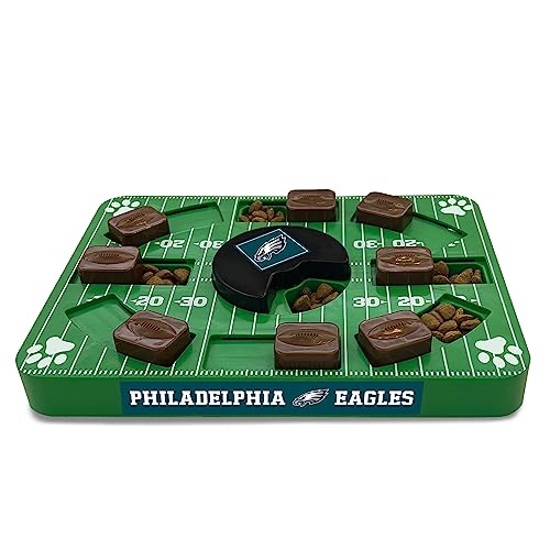 Pets First NFL Philadelphia Eagles Puzzle Toy, Puzzle Treat Dog Toy, Interactive Dog Treat Toy, Dog Puzzle